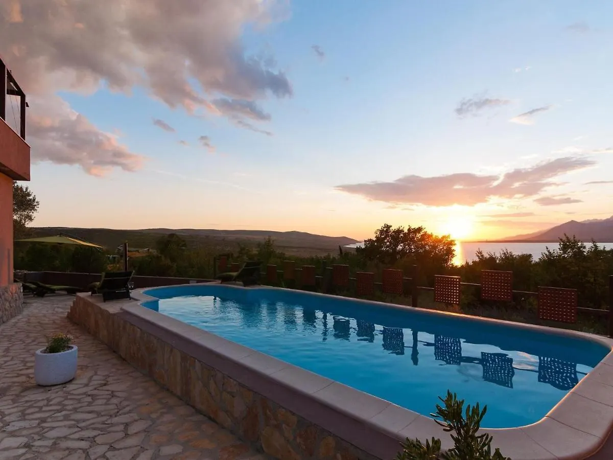 Holiday Villa Sunset View In Rovanjska With Pool, Near Zadar Jasenice  Kroatien